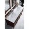 James Martin Vanities Brittany 60in Double Vanity, Burnished Mahogany w/ 3 CM Carrara Marble Top 650-V60D-BNM-3CAR - alternate 4